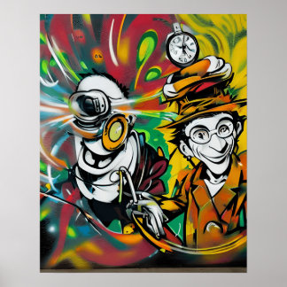 Poster Agir com a Arte Legal e Bonita das Ruas do Grafite