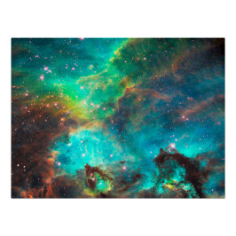 Pôster Aglomerado Estelar NGC 2074 em Nuvem Cósmica Valor