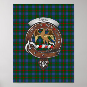 Poster Agnew Clan e Tartan 8.5x11