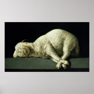 Pôster Agnus Dei, c.1635-40