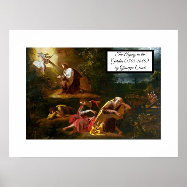 Poster Agonia no Jardim (Frente)