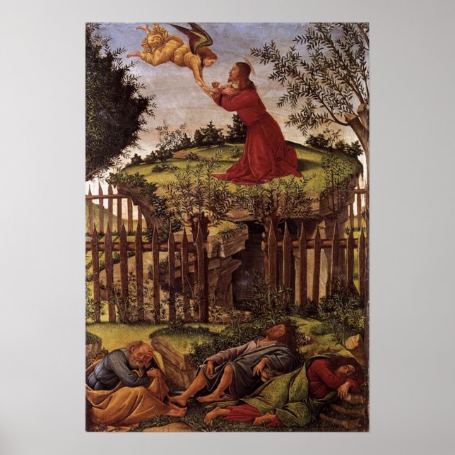 Poster Agonia no Jardim Botticelli - c1500 (Frente)