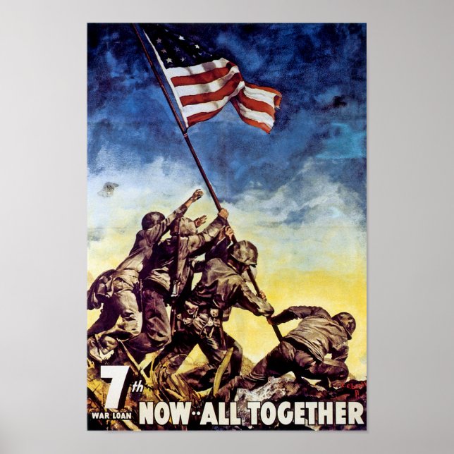 Poster Agora todos juntos - Iwo Jima (Frente)