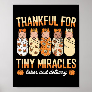 Poster Agradecido Por Pequenos Milagres Enfermeiros De En