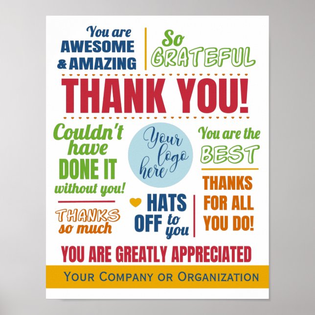 Poster Agradecimento Apreciação Funcionário Empresa (Frente)