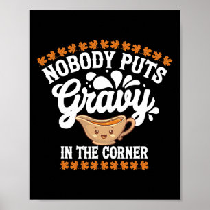 Poster Agradecimento engraçado Ninguém põe molho no canto