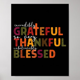 Poster Agradeço a grata e abençoada religião cristã do qu