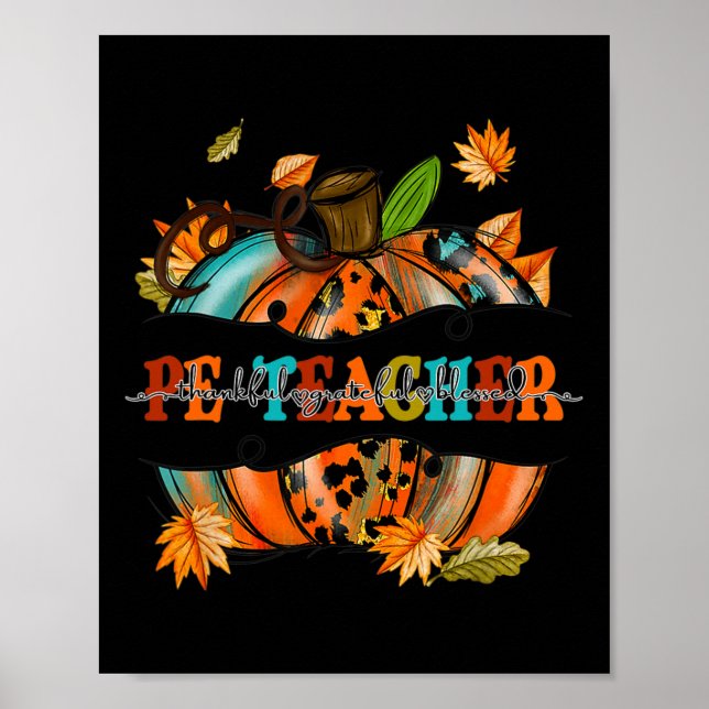 Poster Agradeço ao professor Pumpkin Autum. (Frente)