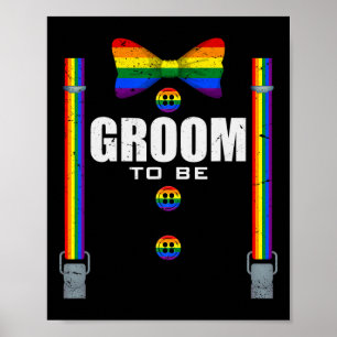Poster Agrupamento Para Ser Gay Lgbtq Orgulho Arco-Íris C