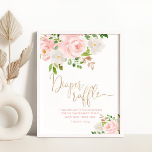 Poster Água - Cor - de - água - fralda cor-de-rosa-pincel