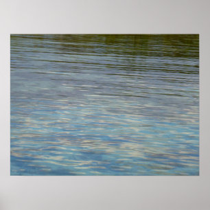 Poster Água da Lagoa de Mangue Azul Caribenho