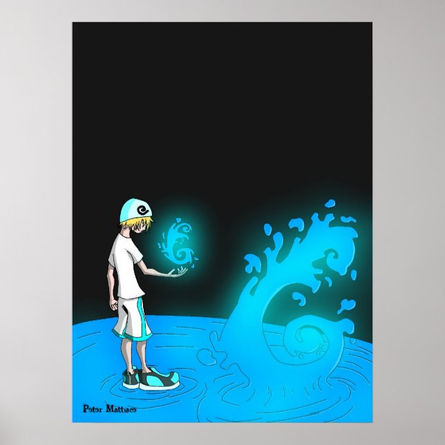 Pôster água da vida (Frente)