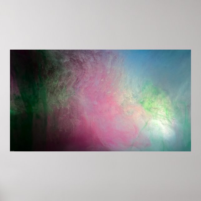 Poster Água e tintas 7, (Frente)