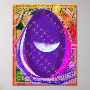 Poster Água Elementar no Ether Meditation Aid Tattva