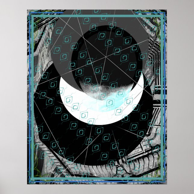 Poster Água Elementar No Interior Da Meditação De Água Ta (Frente)