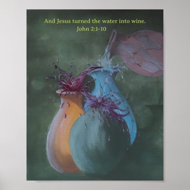 Poster Água em Vinho (Frente)