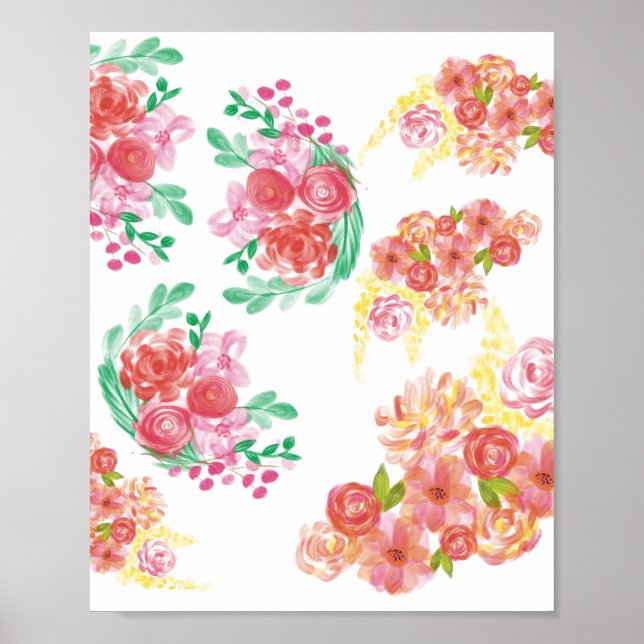 Poster Água flor (Frente)