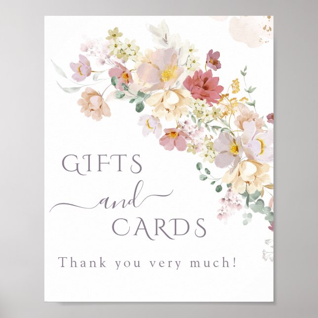 Poster Água, flor silvestre, Primavera, presente de marrã (Frente)