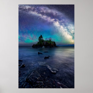 Poster Água Lago Superior Minnesota