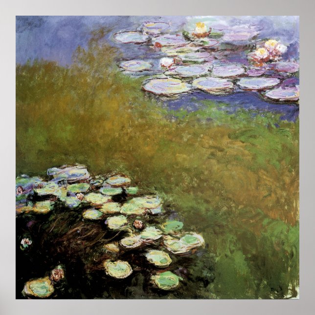 Pôster Água-Lillies, 1914-17 (Frente)