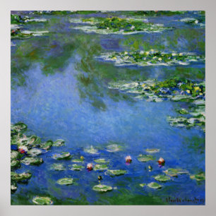 Pôster Água Lillies de Monet