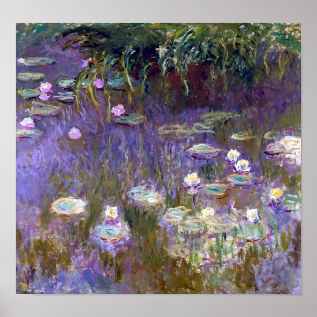 Poster Água Lily Pond, Monet (Frente)