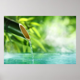 Poster Água o milagre de toda a vida curando o amor