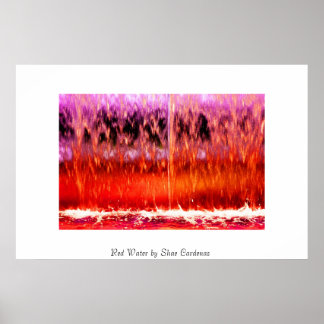 Poster Água Vermelha
