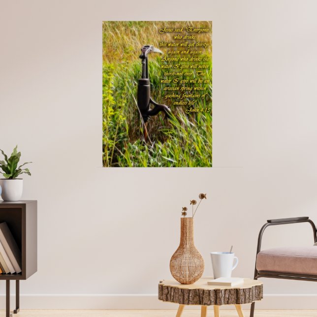 Poster Água viva John 4 Inspiron (Sala de Estar 3)