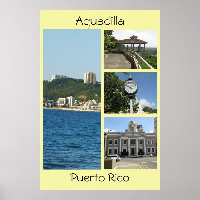 Poster Aguadilla Porto Rico I (Frente)