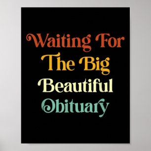 Poster Aguardando O Bela Obituário _1