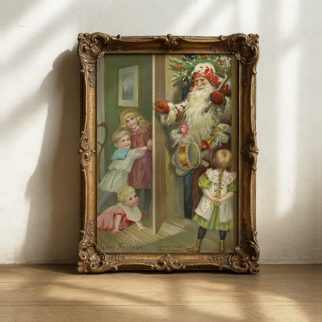 Poster Aguardando Papais noeis | Natais vintages (Criador carregado)