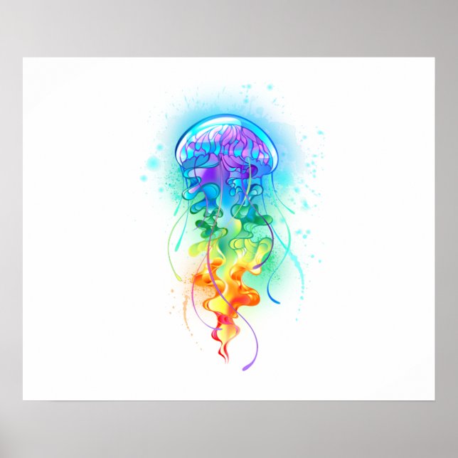 Poster Águas-vivas do arco-íris (Frente)