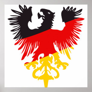 Pôster águia alemã