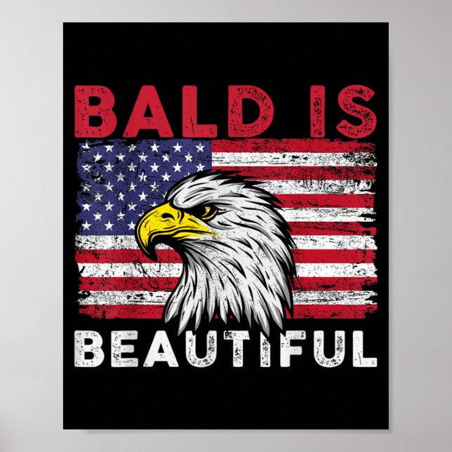 Poster Águia Careca de 4 de Julho é Linda (Frente)