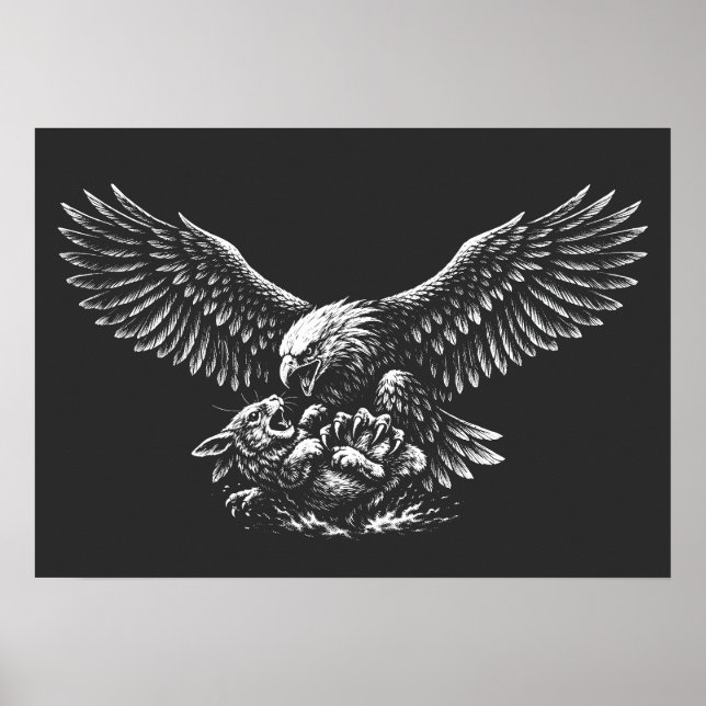 Poster Águia de Cinzas por BurnsInHell (Frente)