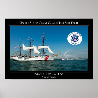 Pôster Águia de remessa alta USCG