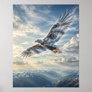 Poster Águia do Vento Céu Sem Fim