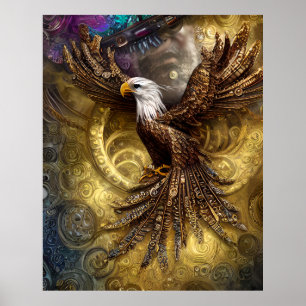 Poster Águia encantadora galinha