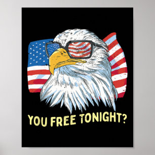 Poster Águia Patriótica Byld Dia da Independência da Amér
