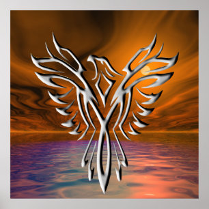 Poster águia prateada