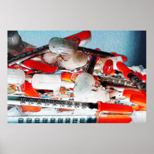 Pôster Agulhas médicas