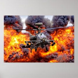 Poster AgustaWestland Apache AH1