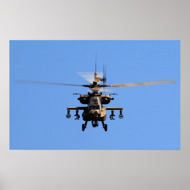 Pôster AH-64 Apache (Frente)