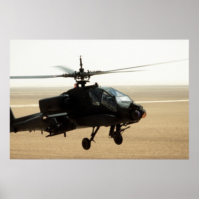 Pôster AH-64 Apache (Frente)