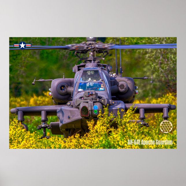 POSTER AH-64E APACHE GUARDIAN (Frente)