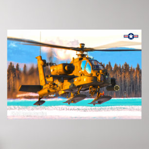 POSTER AH-64E APACHE GUARDIAN