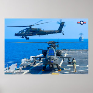 POSTER AH-64E APACHE GUARDIAN