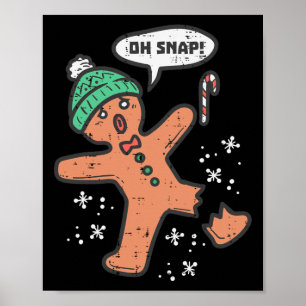 Poster Ah, Pão de Gingerpão Bravo Homens De Natal