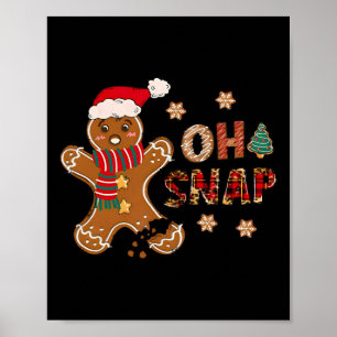 Poster Ah, Pão de Gingerpão Feliz Natal Pajam